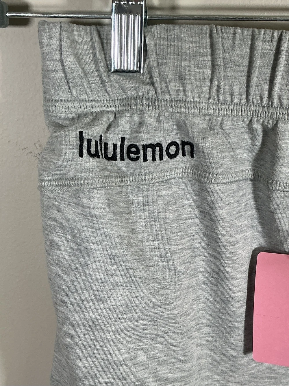 Lululemon Gray Lounge Shorts Elastic Waist Pocket Casual Size 4 Approx